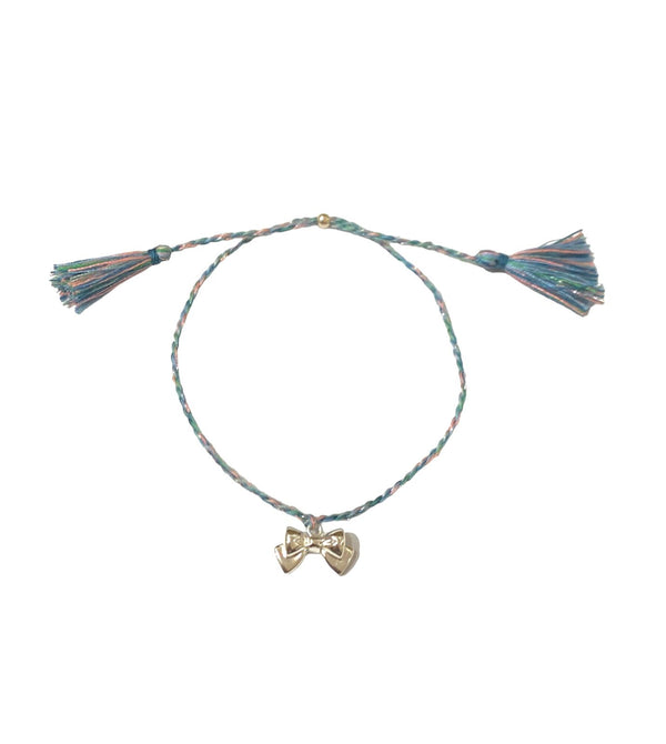 Blue Bow Bracelet