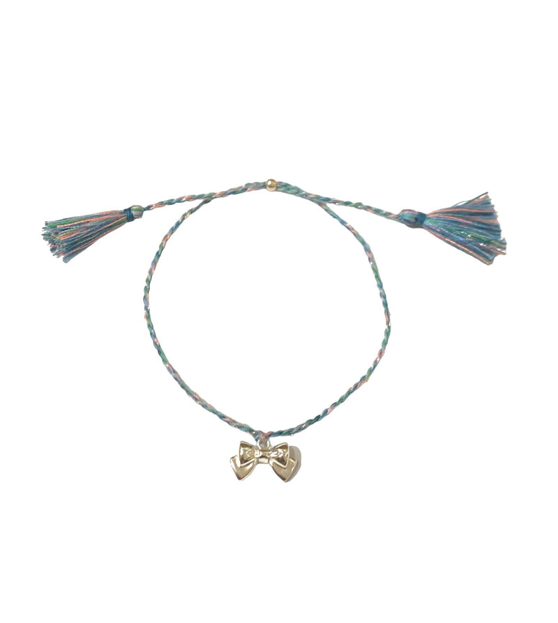 Blue Bow Bracelet