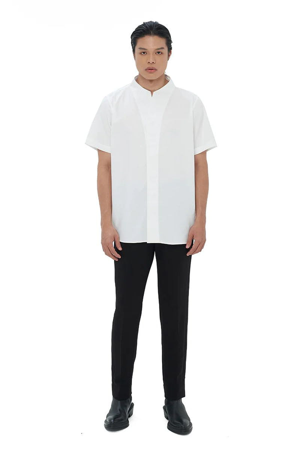 JS White Collarless Part 1 SS (New)
