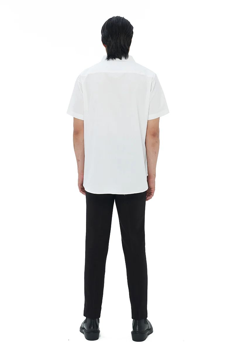 JS White Collarless Part 1 SS (New)