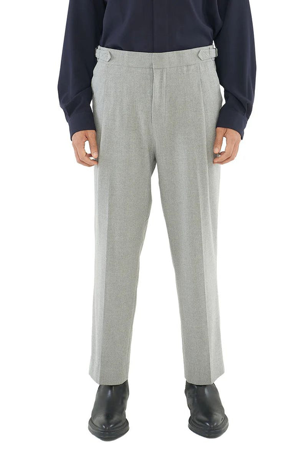 JS111 Grey Classic Pants With Side Adjuster