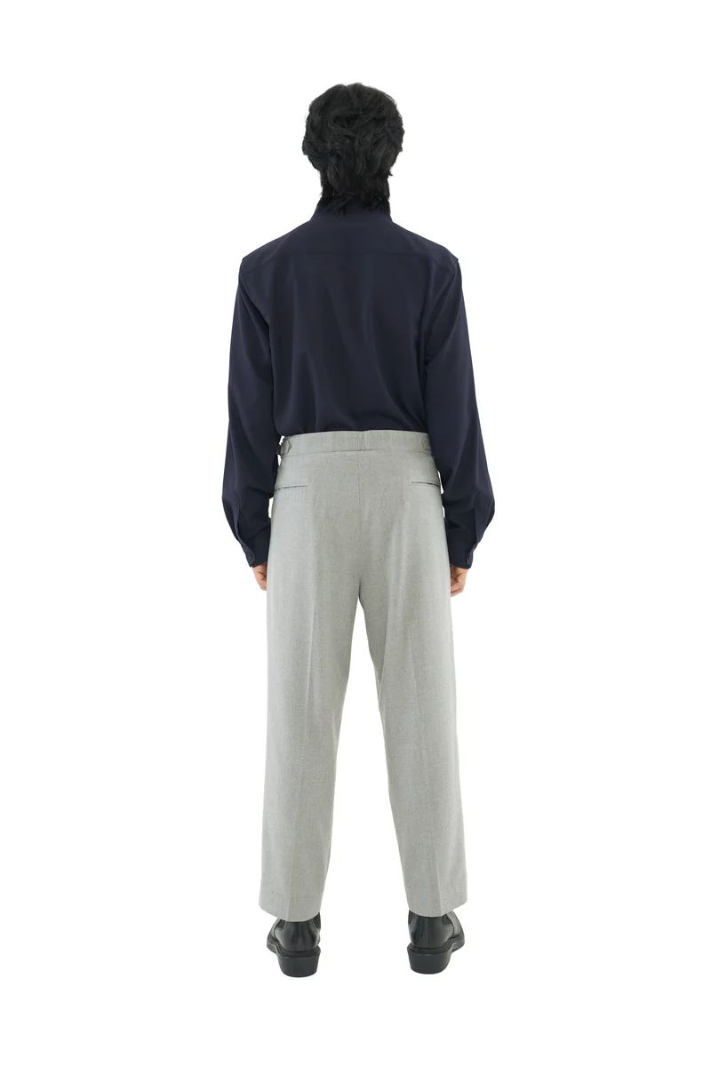 JS111 Grey Classic Pants With Side Adjuster