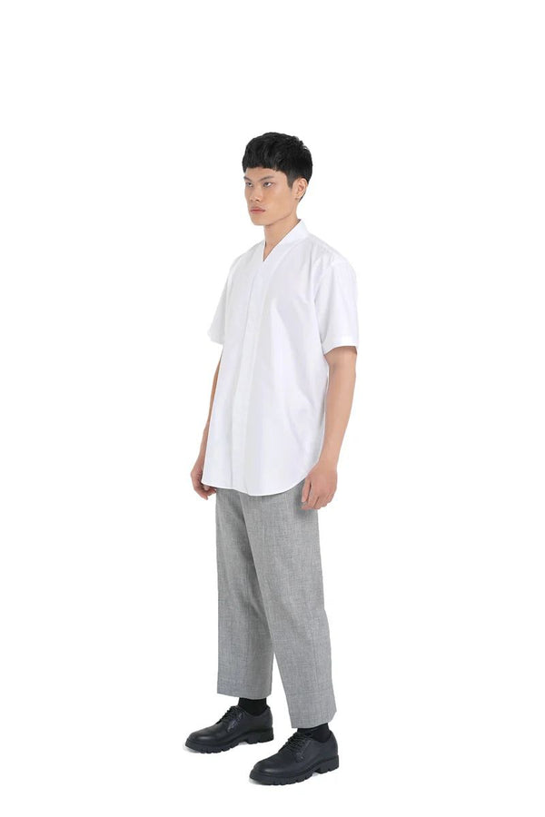 JS White Collarless Part 5 SS