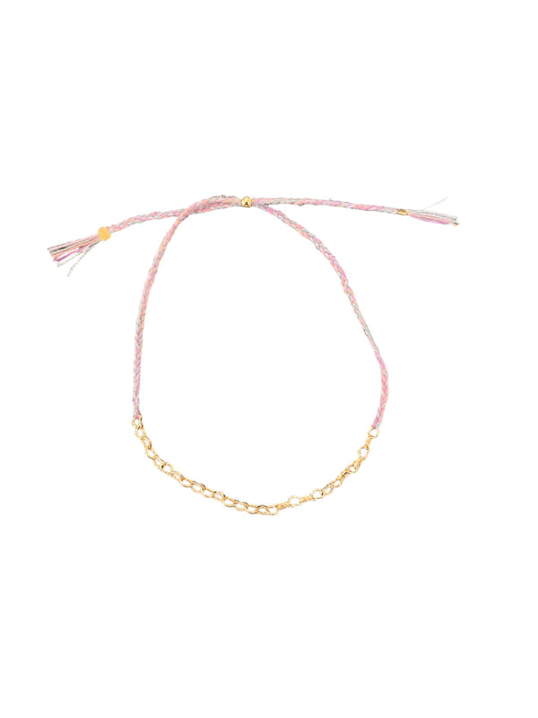 Purple Love Chain Bracelet