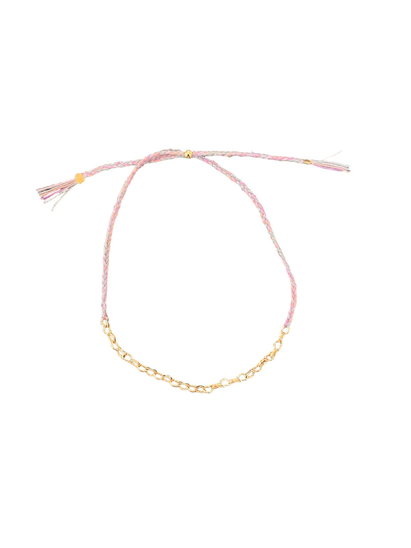 Purple Love Chain Bracelet