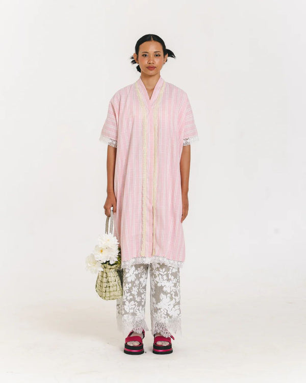 Cleandra Kaftan Pink