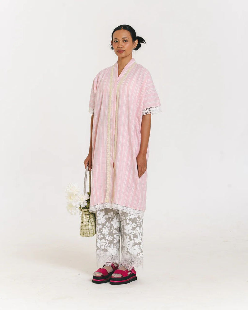 Cleandra Kaftan Pink