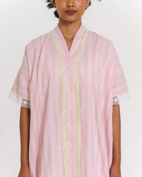 Cleandra Kaftan Pink