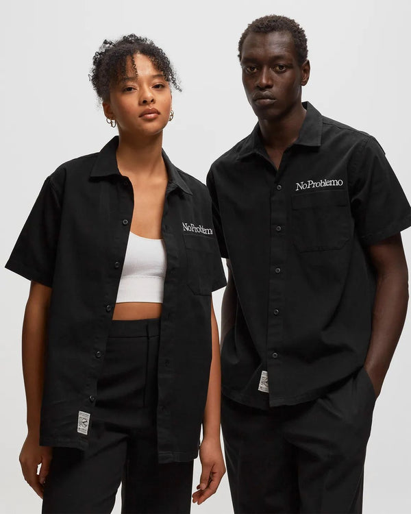 Aries Mini Problemo Uniform Shirt Black