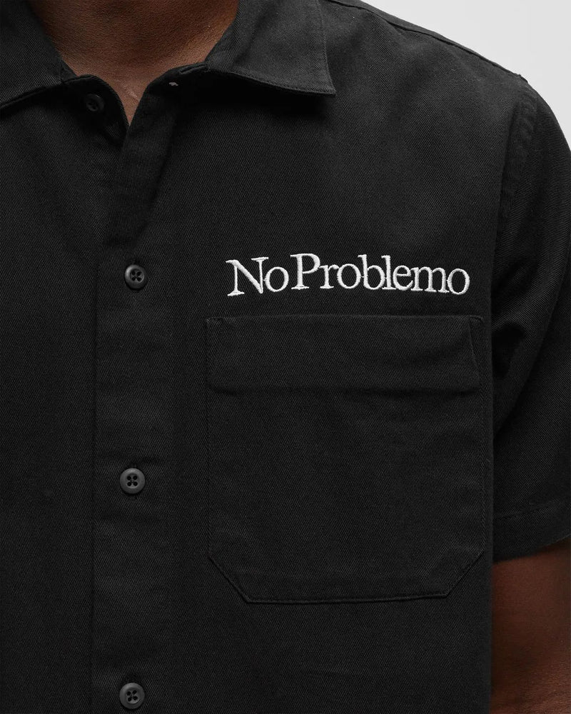 Aries Mini Problemo Uniform Shirt Black