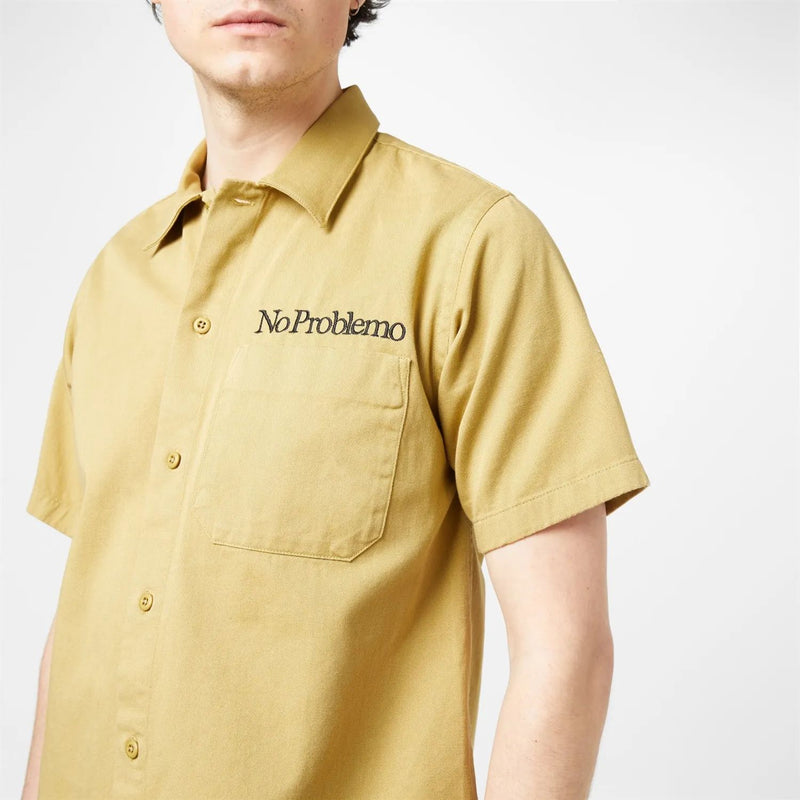 Aries Mini Problemo Uniform Shirt Khaki