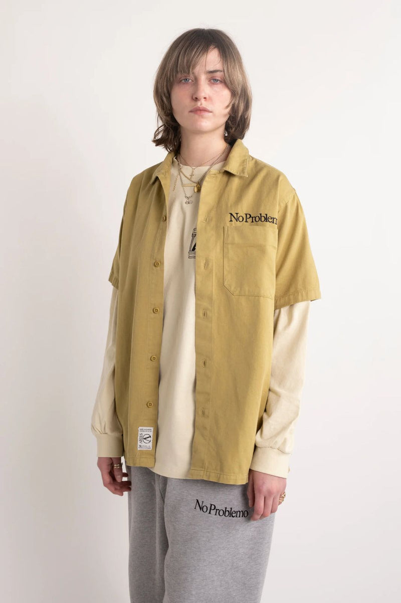 Aries Mini Problemo Uniform Shirt Khaki