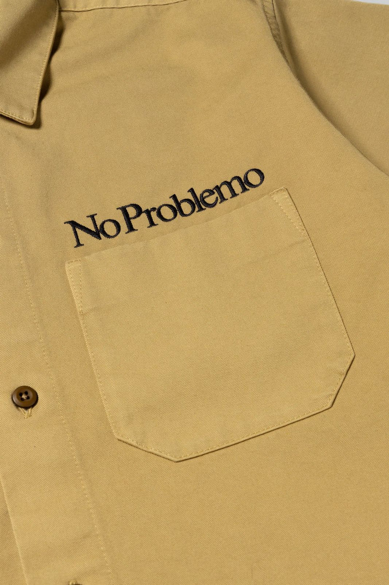 Aries Mini Problemo Uniform Shirt Khaki