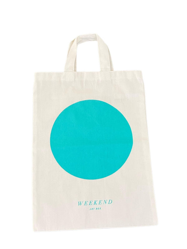 Round Green Mint Tote Bag