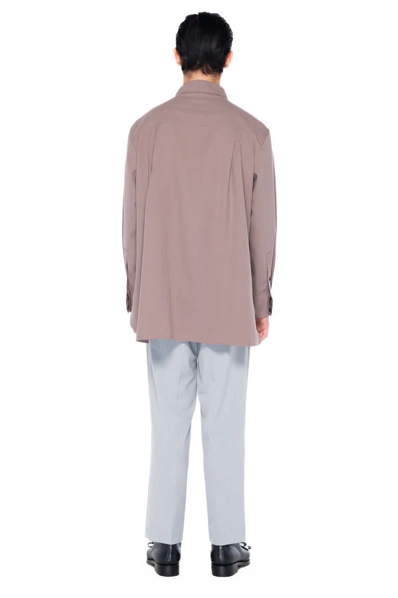 JS215 Etoupe Collarless Oversized Part 5 Longsleeves