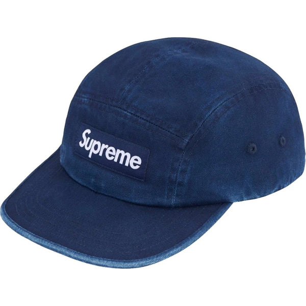 Washed Chino Twill Camp Cap Indigo