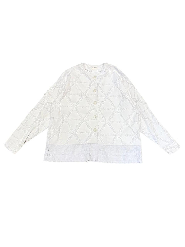 Rosette Jacket White