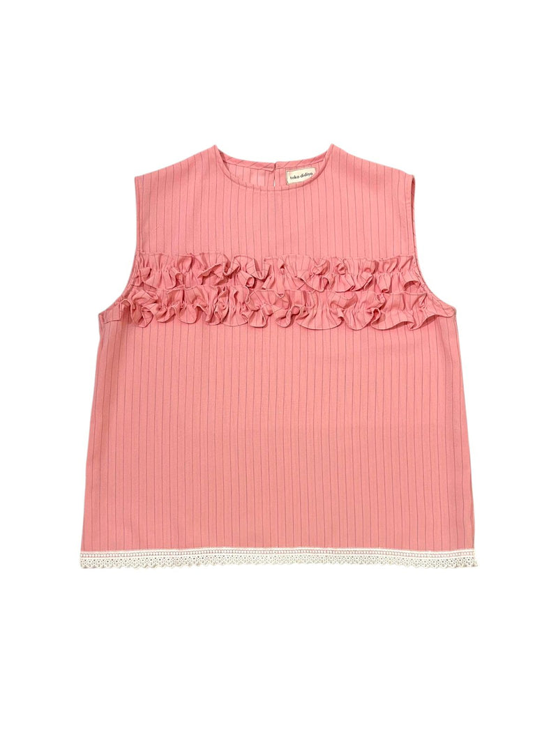 Lunette Ruffle Blouse Pink