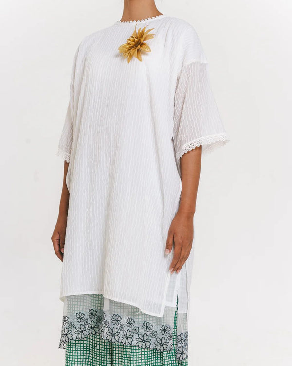 Alberina Kaftan White