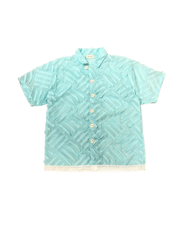 Lana Boy Shirt Turquoise