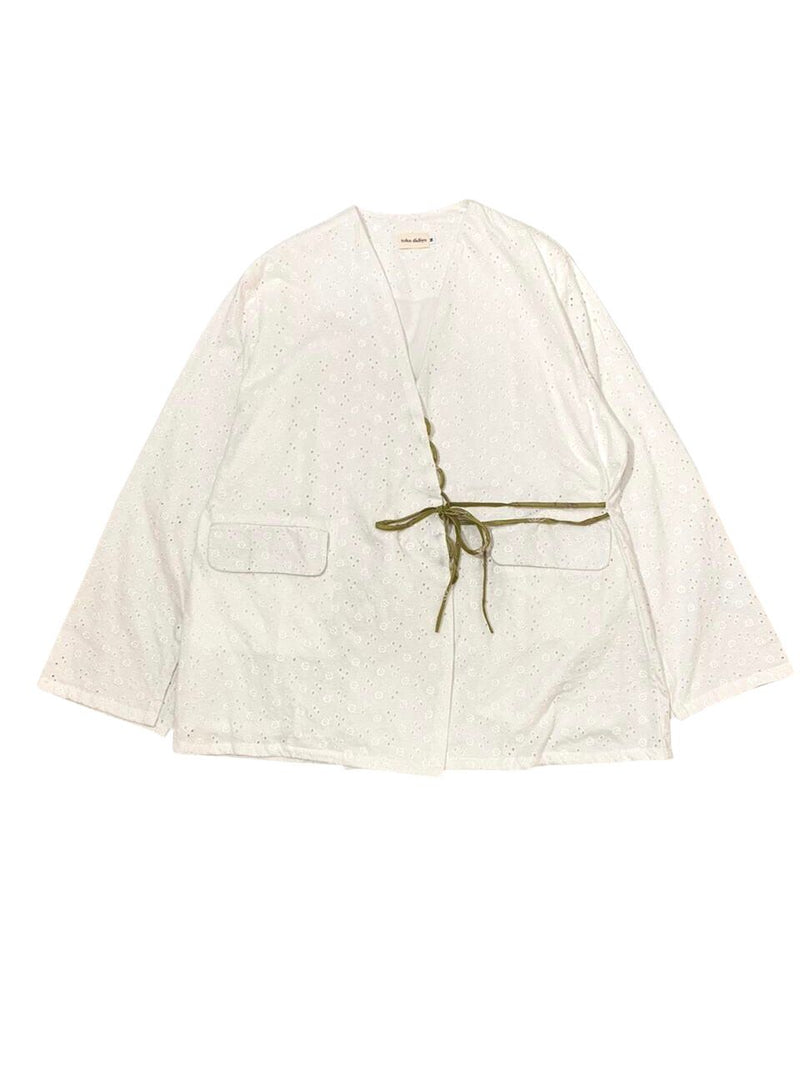 Gamee Longsleeve Kimono White New