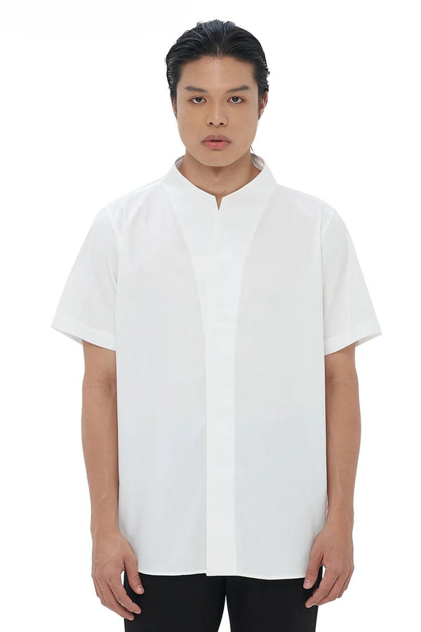 JR White Collarless Part 1 Short Sleeves EF