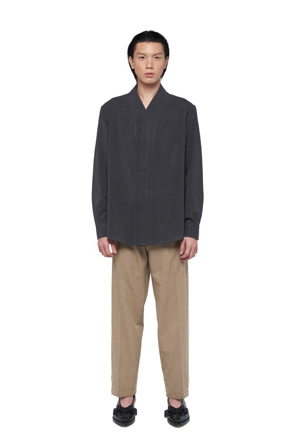 JS99 Dark Grey Collarless Part 5 Longsleeves JS EF