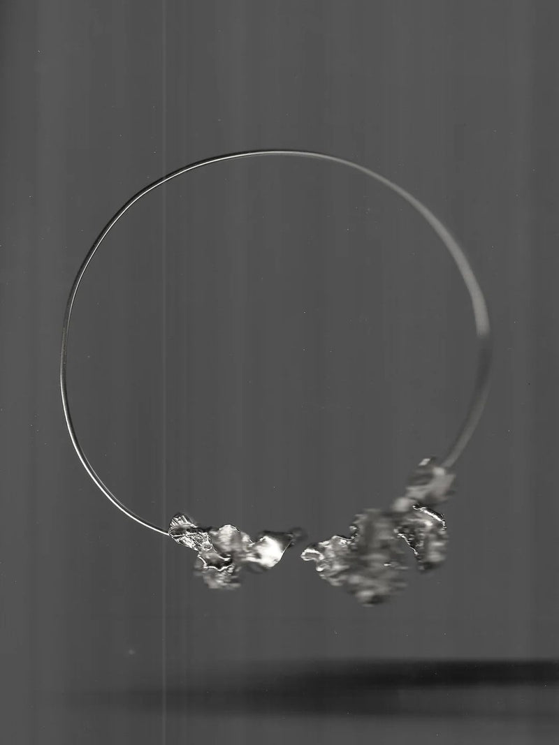 Merekah Chocker Silver