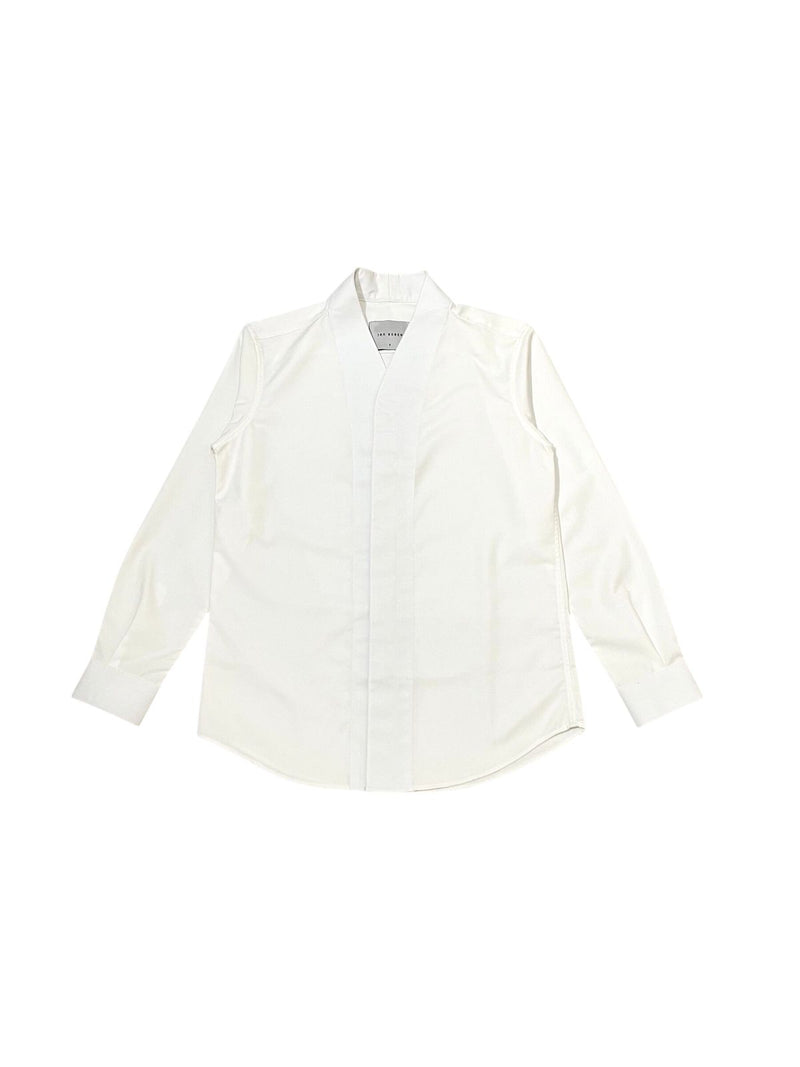 JS White Collarless Part 5 Longsleeves JS PM
