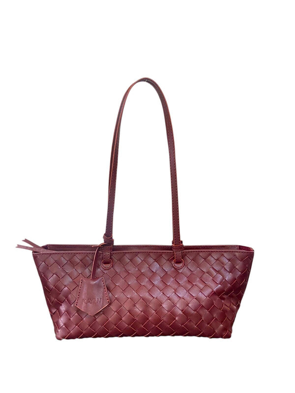 Woven Larra Burgundy