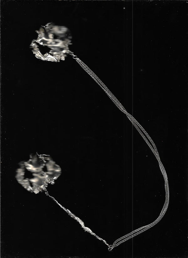 Paras Sukma Long Brooch Silver