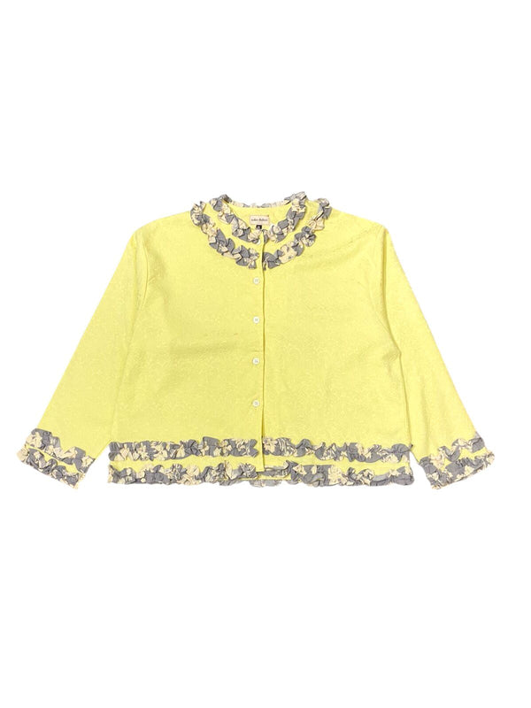 Molly Frill Jacket Yellow