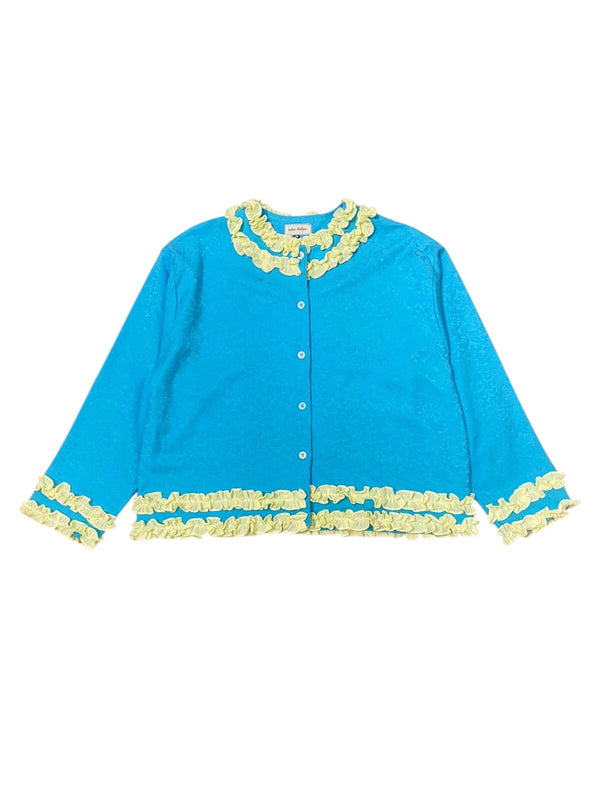 Molly Frill Jacket Blue