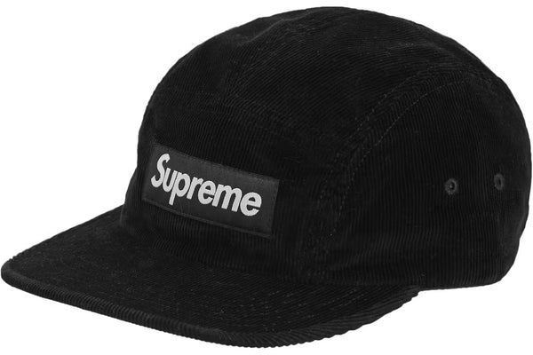 Supreme Corduroy Camp Cap Black