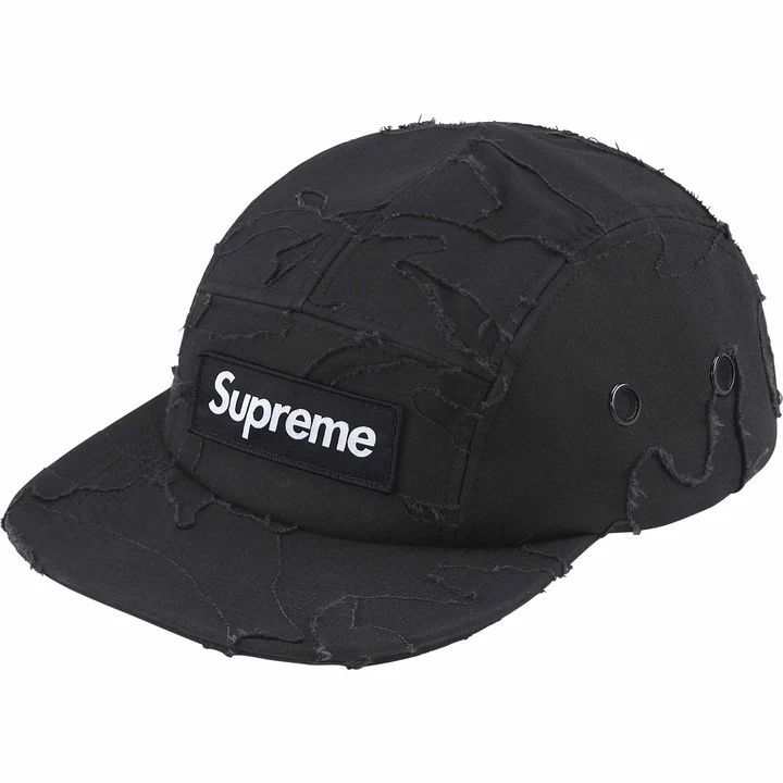 Supreme Layered Camo Camp Cap Black