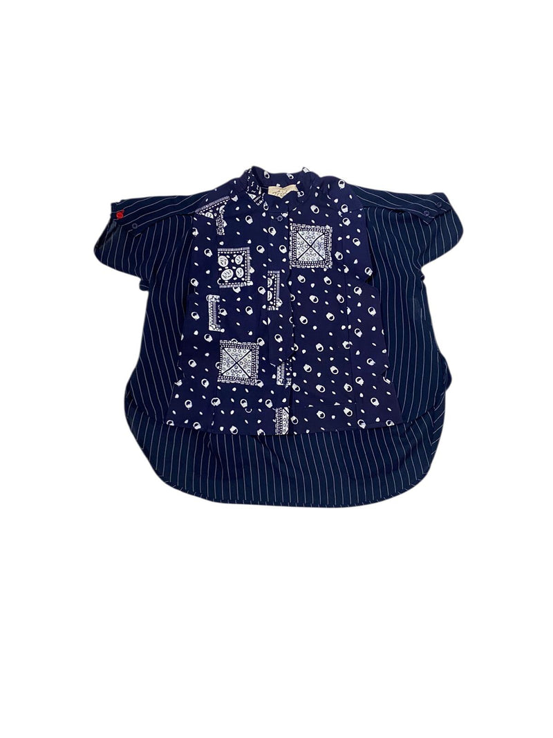 Takumi Symmetrical Batik Navy