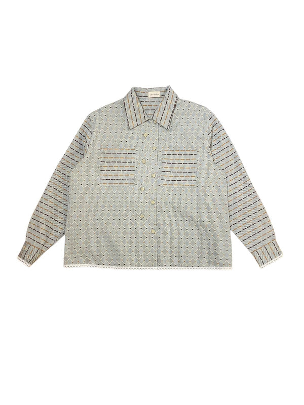 Emily Embroidery Jacket Blue