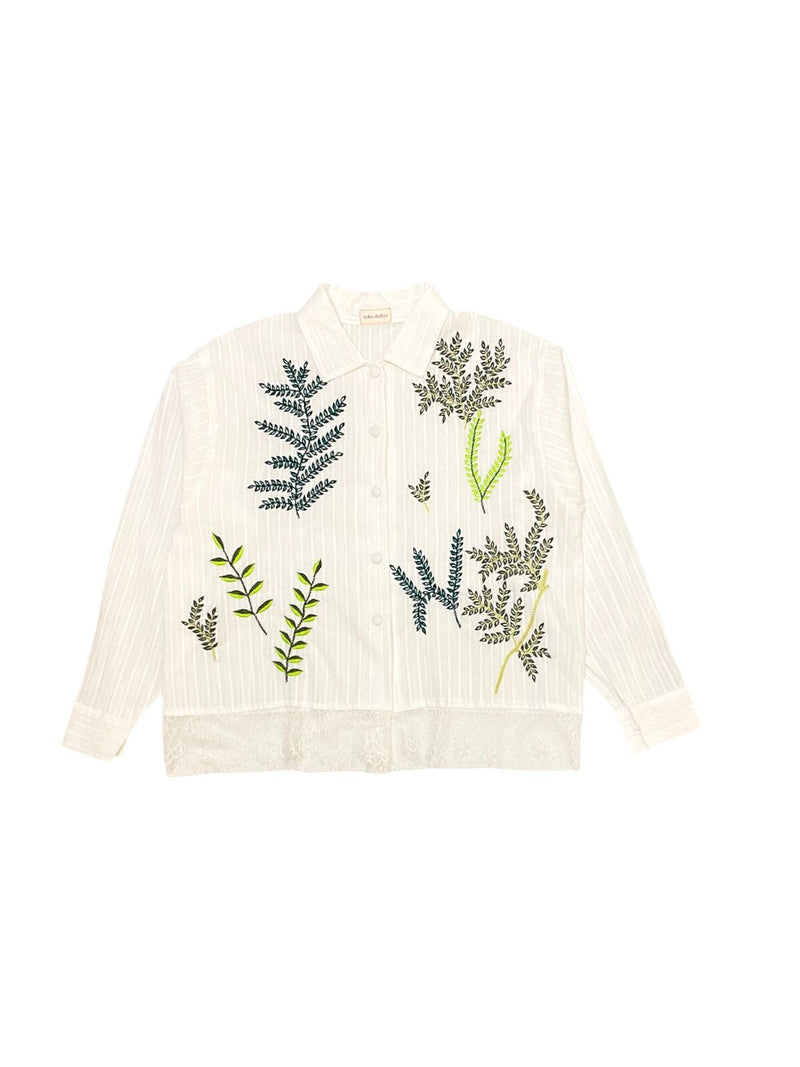 Lilo Embroidery Shirt White