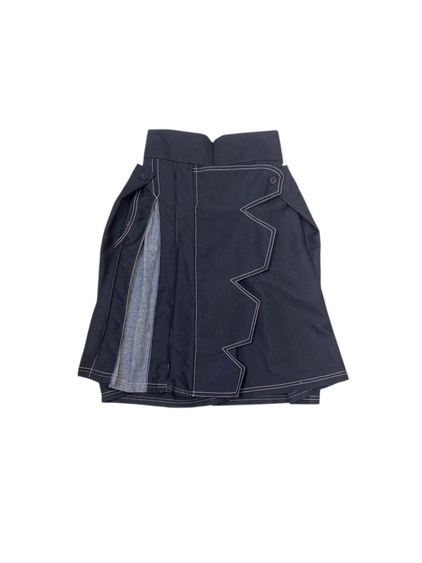 Chahra Jorts Baggy Pants Navy Denim