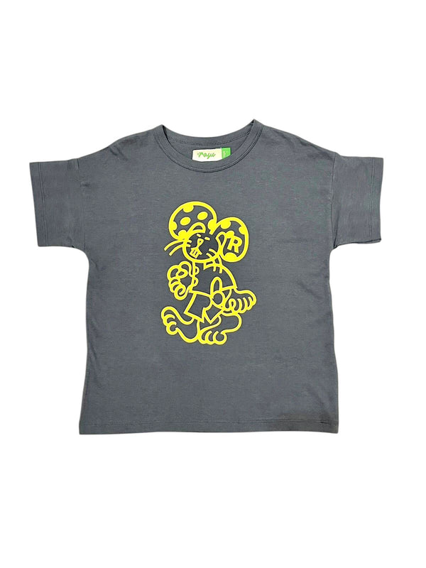 Polka Bunny T-Shirt - Dark Grey