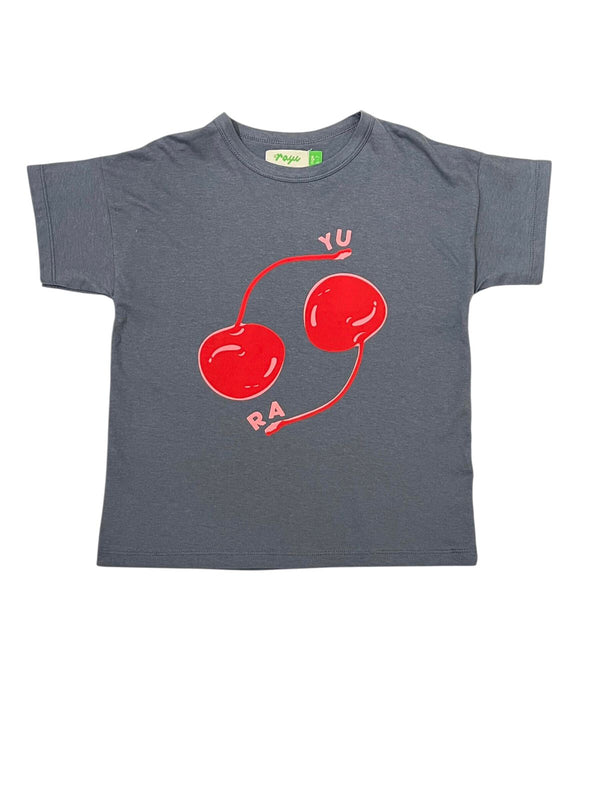 Cherry T-Shirt - Dark Grey