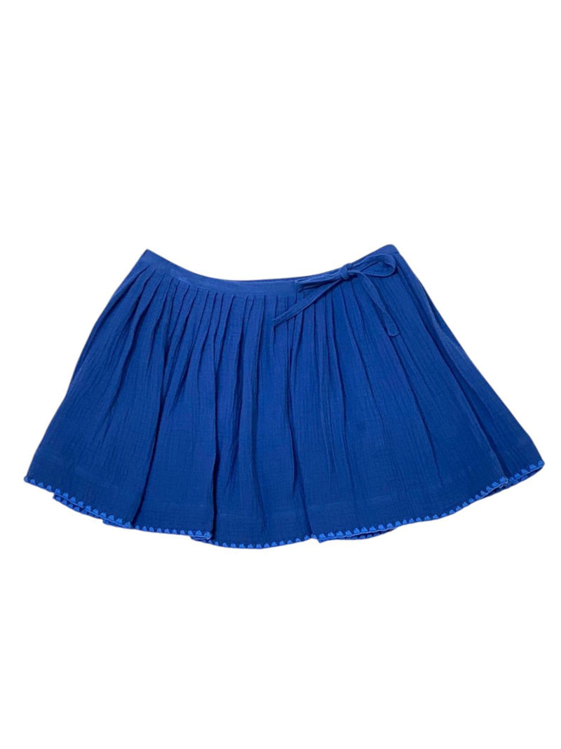 Cotton Skirt - Blue