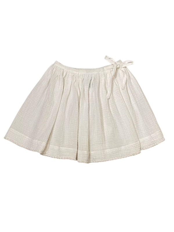 Cotton Skirt - White