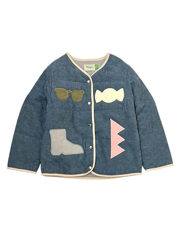 Pop Corduroy Jacket - Navy Blue