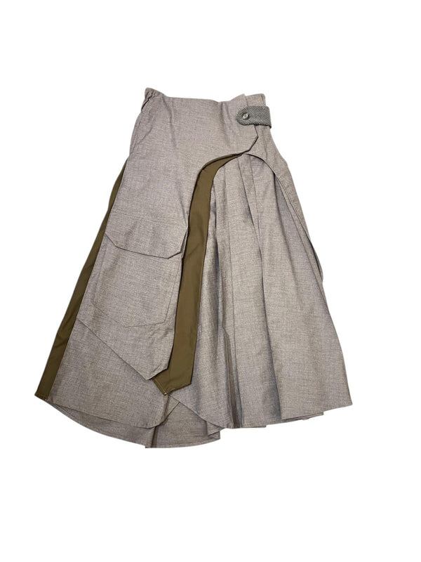 Reiko Layered Skirt Grey