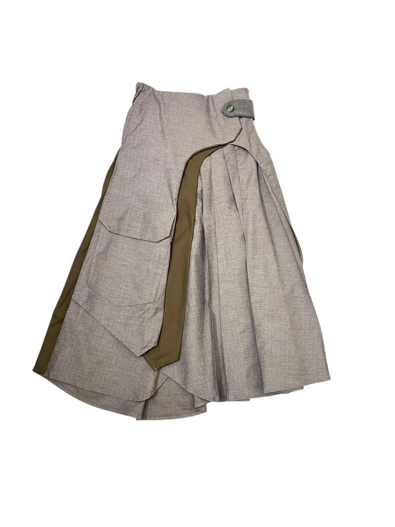 Reiko Layered Skirt Grey