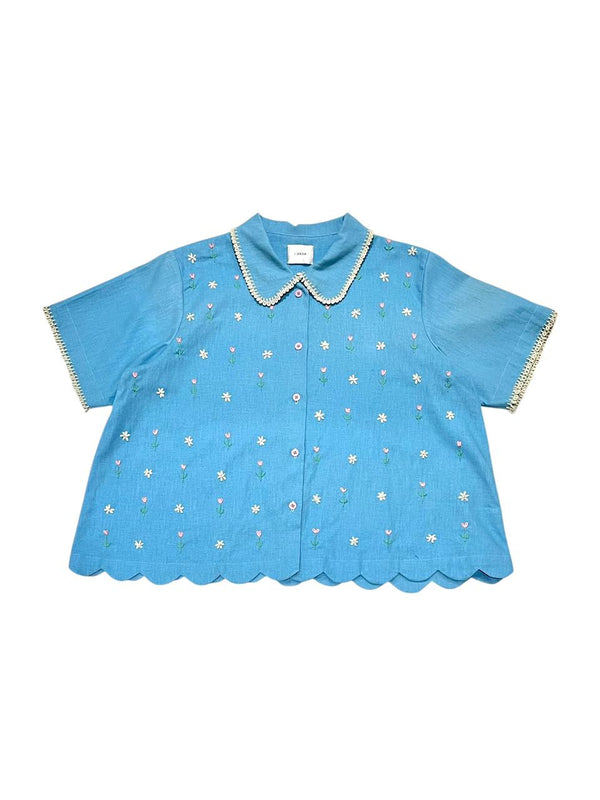 Du Jour Hisbiscus Blue - Short