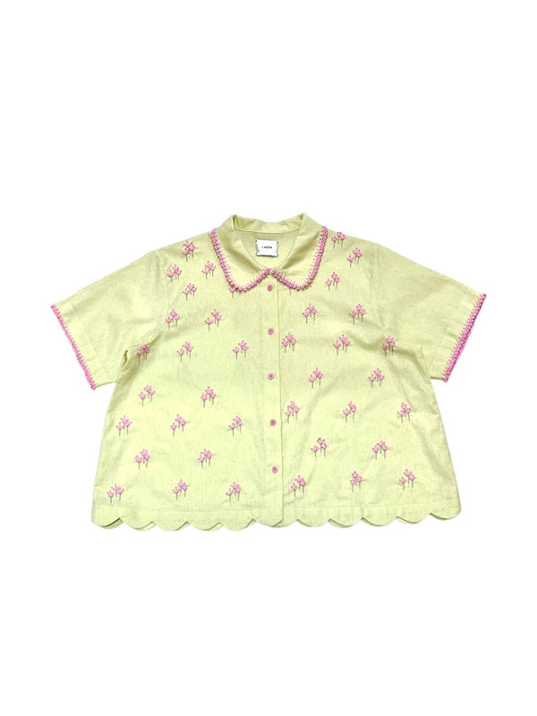 Du Jour Pink Beau Flower Yellow - Short