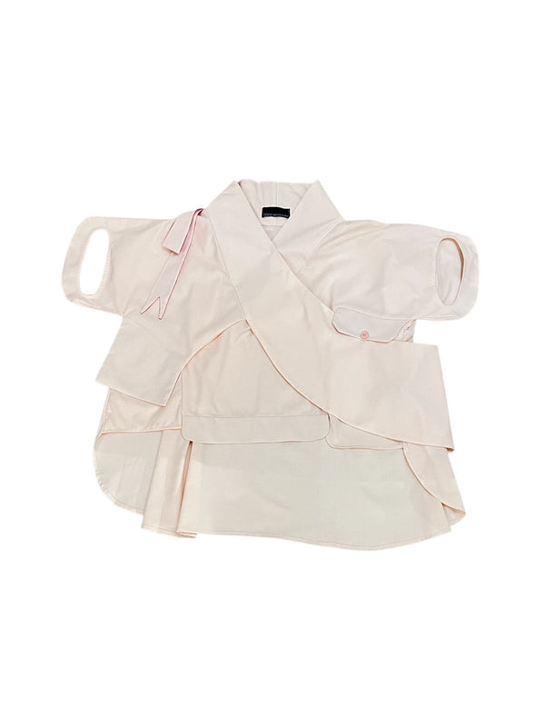 Aksha Ribboned Top Pink