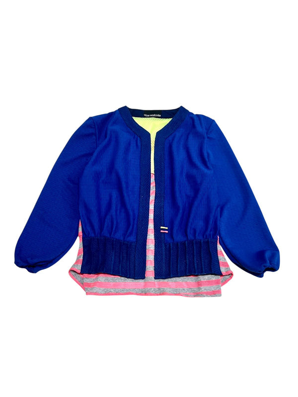 Just A Simple Cardi Blue